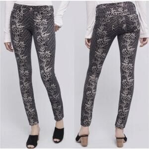 Anthropologie Pilcro and the Letterpress Corduroy Floral Serif Jeans Size 27